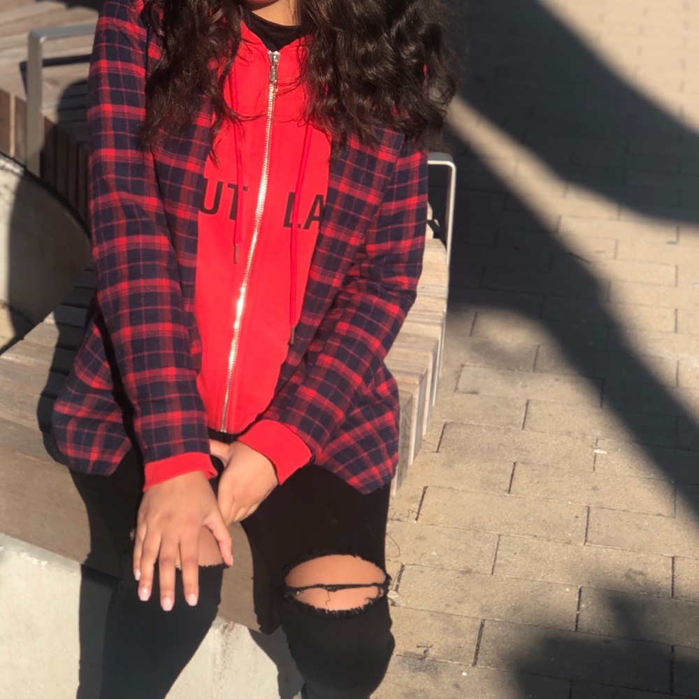 Plaid blazer